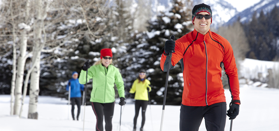 Skiløpere i vinterføre