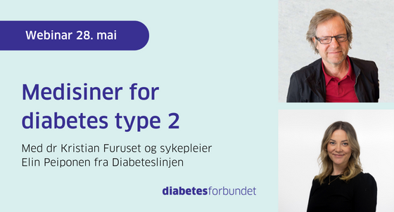 Webinar om medisiner og diabetes type 2