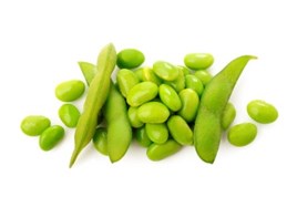 Grønne soyabønner