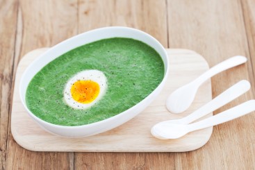 Spinatsuppe